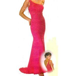 Alyce size 4 melon Prom or Beauty Pageant Dress